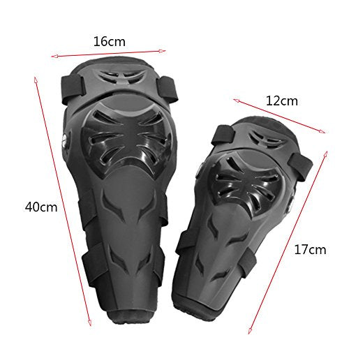 Qiilu BSDDP BSD1001 4pcs Motocross Motorcycle Cycling Elbow Knee Pads Guard Protector Protective Gear 