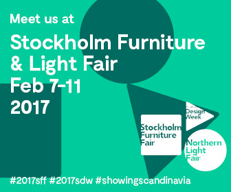 See you at Stockholm Furniture Fair 2017