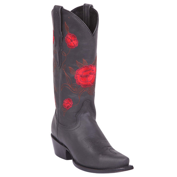 red rose cowboy boots