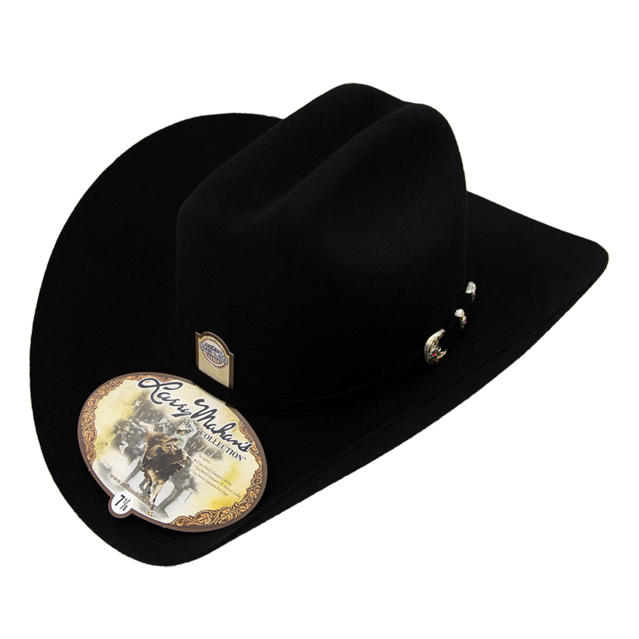 Larry Mahan 6X Black Felt Hat | Vaquero Boots