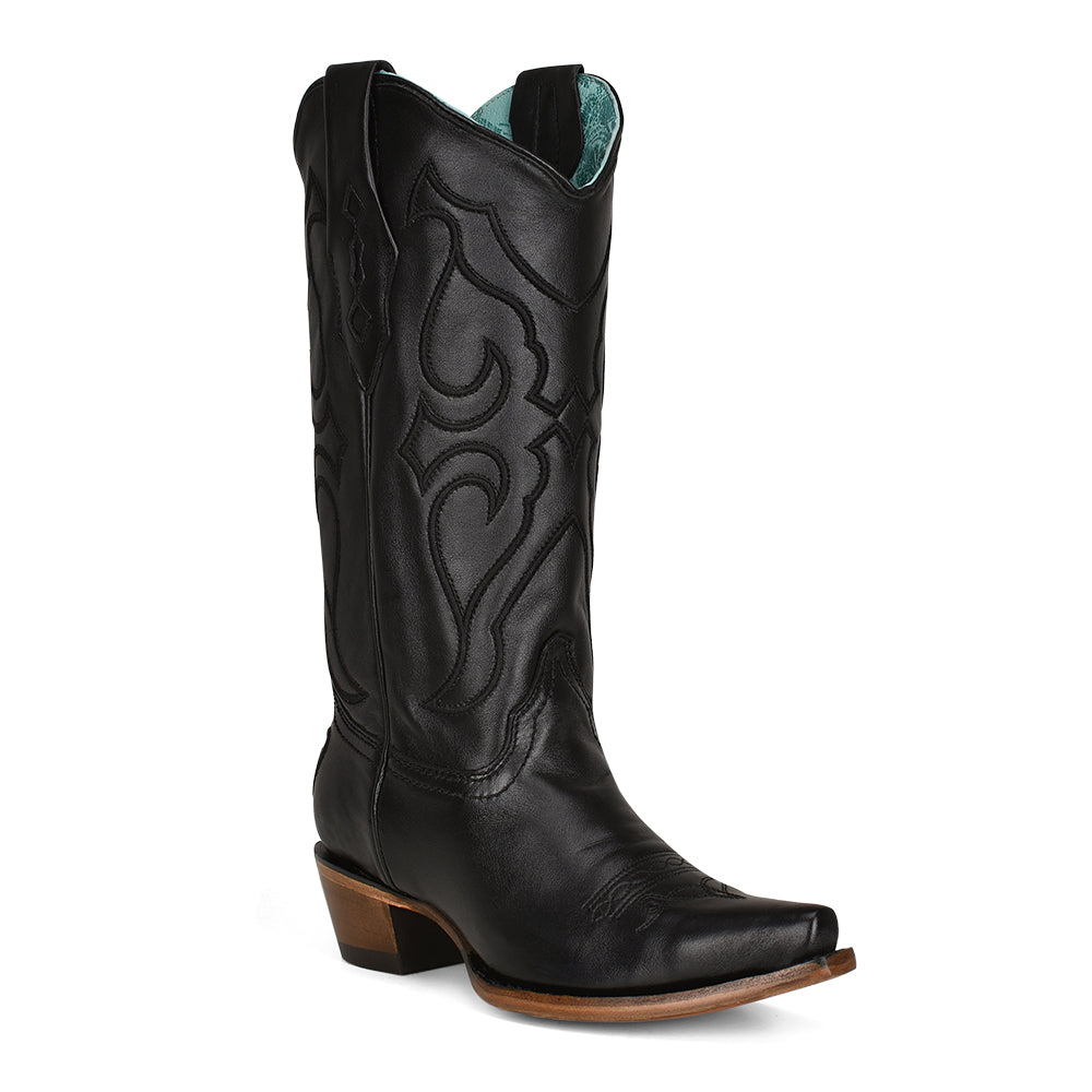 Corral Women's Black Snip Toe Cowgirl Boot â VAQUERO BOOTS