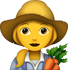 Download Farmer Emoji - Woman