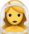 Download Bride With Veil Iphone Emoji JPG