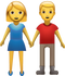 Download Man And Woman Holding Hands Iphone Emoji JPG