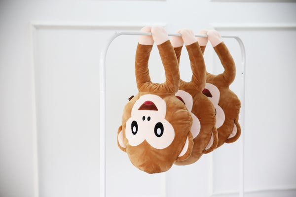 monkey emoji cushion