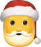 Download Santa Claus Iphone Emoji JPG