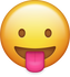 Download Tongue Out Iphone Emoji Image