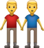 Download Two Men Holding Hands Iphone Emoji JPG