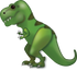 Download Tyrannosaurus Rex Iphone Emoji JPG