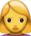 Download Woman Frowning Iphone Emoji JPG
