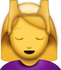 Download Woman Getting Massage Iphone Emoji JPG