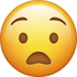 Download Anguished Iphone Emoji Image