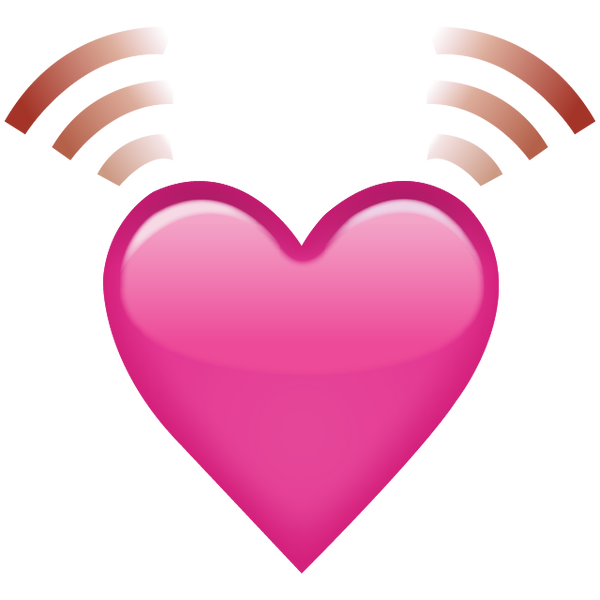 Download Beating Pink Heart Emoji Icon Emoji Island