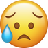 Download Disappointed but Relieved Iphone Emoji JPG