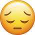 Download Sad Emoji face [Iphone IOS Emojis in PNG]