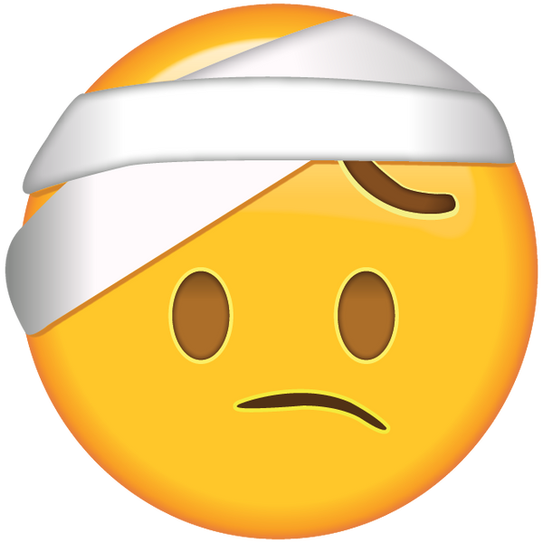 Download Face with Head-Bandage Emoji | Emoji Island