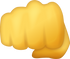 Download Fisted Hand Sign Iphone Emoji JPG