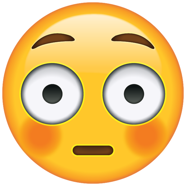 Download Flushed Face Emoji Icon | Emoji Island