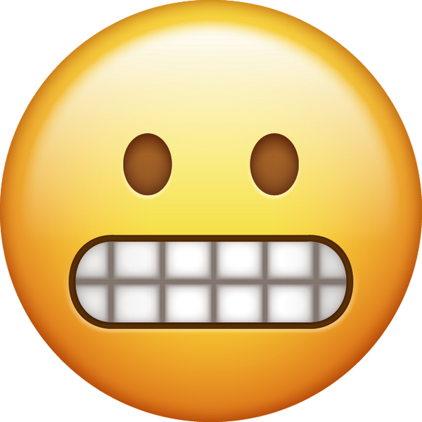 Grimacing Emoji [Download iPhone Emojis] | Emoji Island