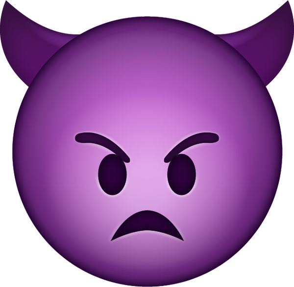 Angry Devil Emoji [Free Download iPhone Emojis] | Emoji Island