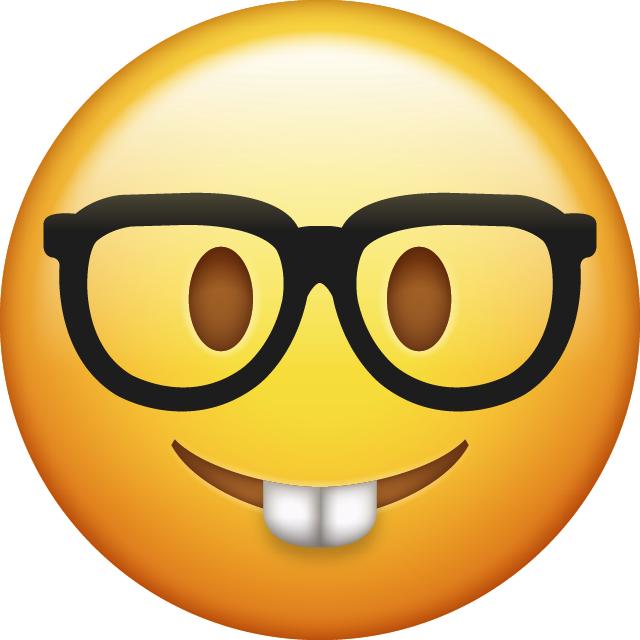 Download Nerd Iphone Emoji Image