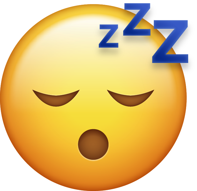 Download Sleeping Iphone Emoji Image