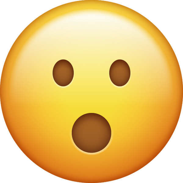 Super Surprised Emoji [Free Download IOS Emojis] | Emoji Island