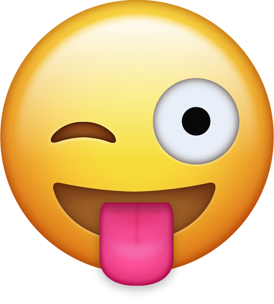 Download Tongue Out With An Eye Closed Iphone Emoji Icon in JPG and AI