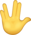 Download Vulcan Salute Iphone Emoji JPG