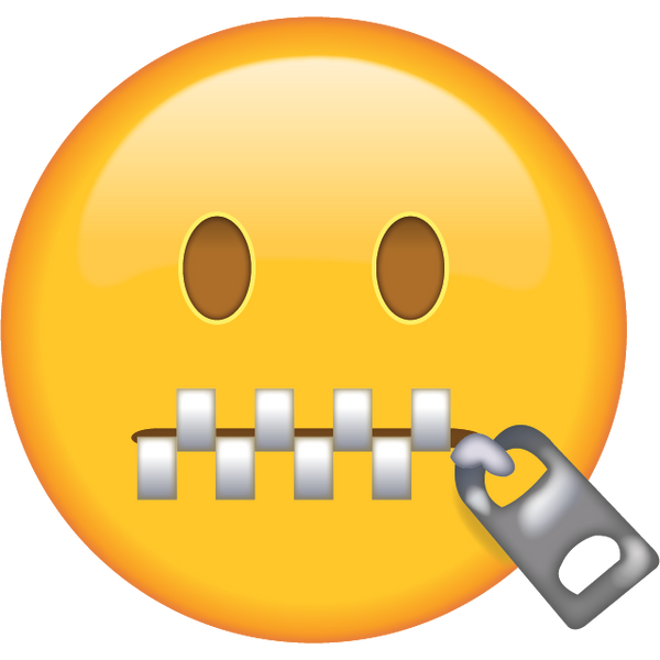 Image result for zipper face emoji