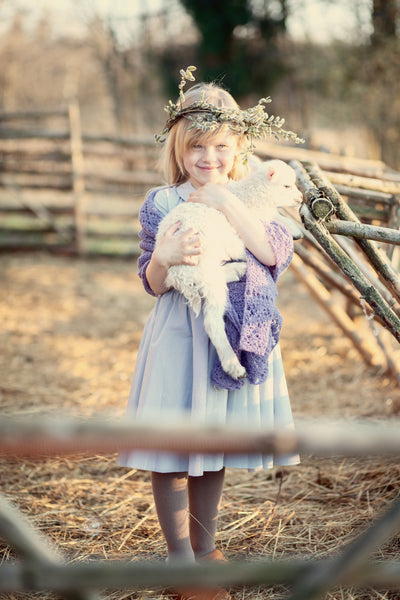 Forest sheep farm in Lithuania