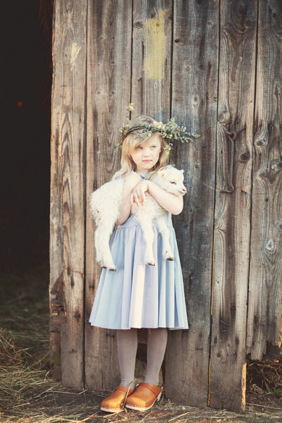 Forest sheep farm in Lithuania