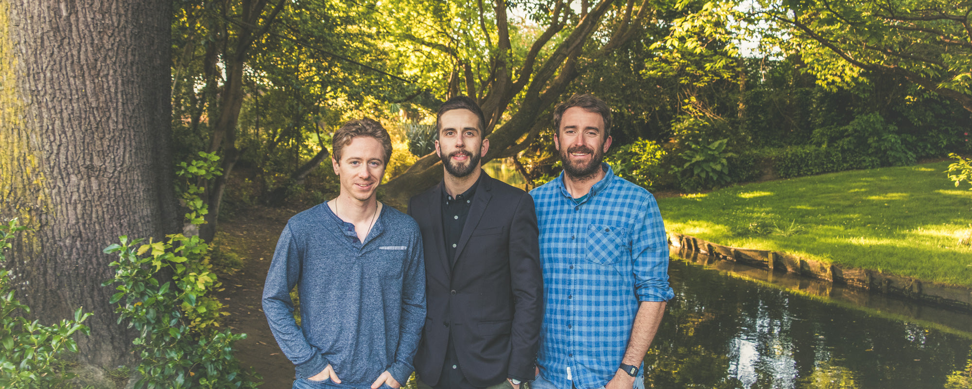 Trump Forest co-founders, from left: Jeff Willis, Adrien Taylor, Dan Price.