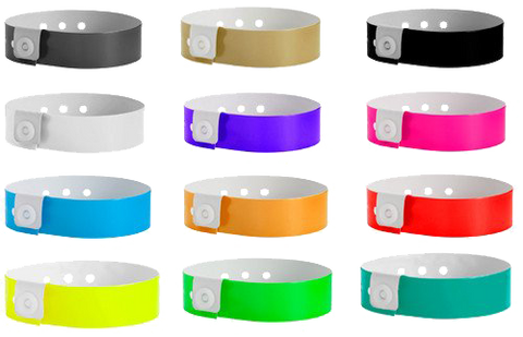 Use your vinyl wristbands for concerts. Great for back stage or VIP areas.