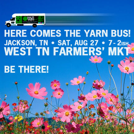 West Tennessee Farmer's Market Yarn Bus
