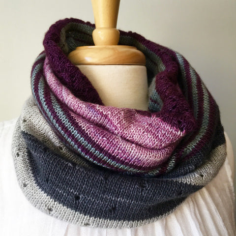 3-Color Cashmere Cowl