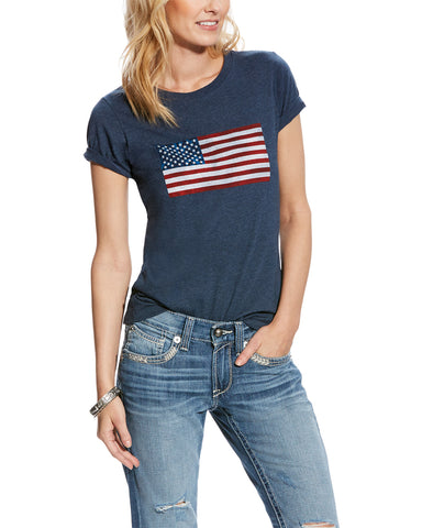 Women's American Flag T-Shirt