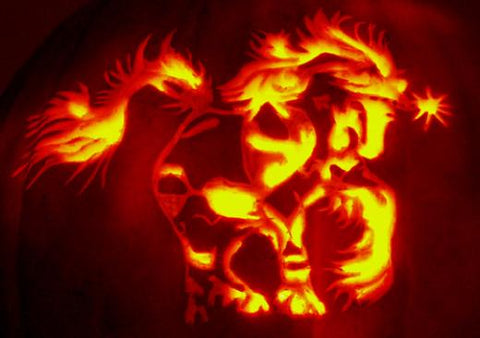 Gypsy Horse Pumpkin Carving for Halloween