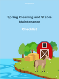 stable and barn spring cleaning checklist