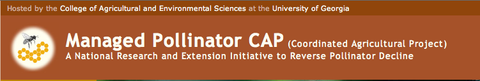 Managed Pollinator CAP 15 Universities coordinating efforts on managed pollinators, website image