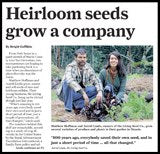 SF Chronicle Heirloom Seed Grow a Company