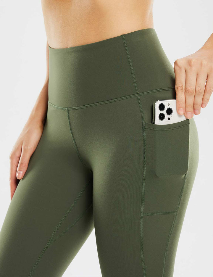 Baleaf Women's Nuleaf High-Rise 19" Capris ebh004 Rifle Green Details