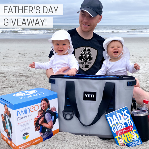 dad of twins TwinGo Carrier giveaway