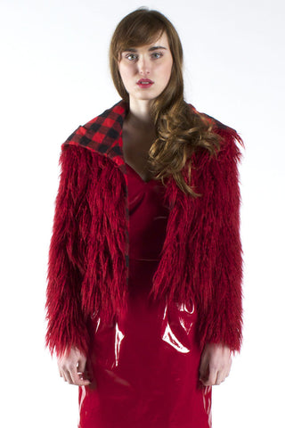 Red Fur Jacket