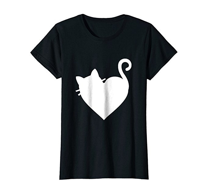 Cute Cat Heart Shirt