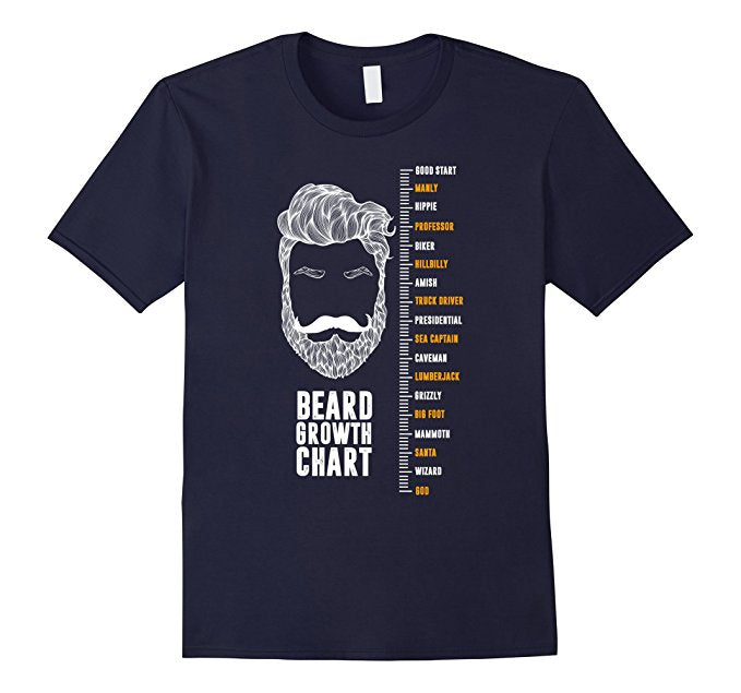 Beard Growth Chart Shirt