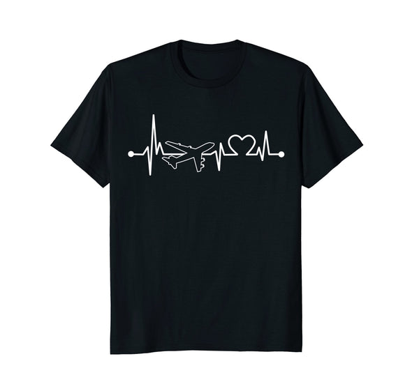 Airplane Heartbeat Shirt