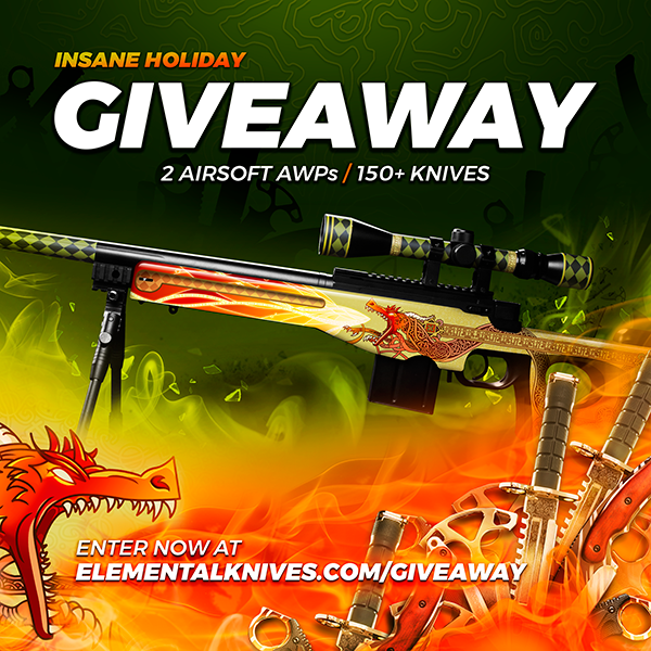 Insane Holiday Giveaway Elemental Knives