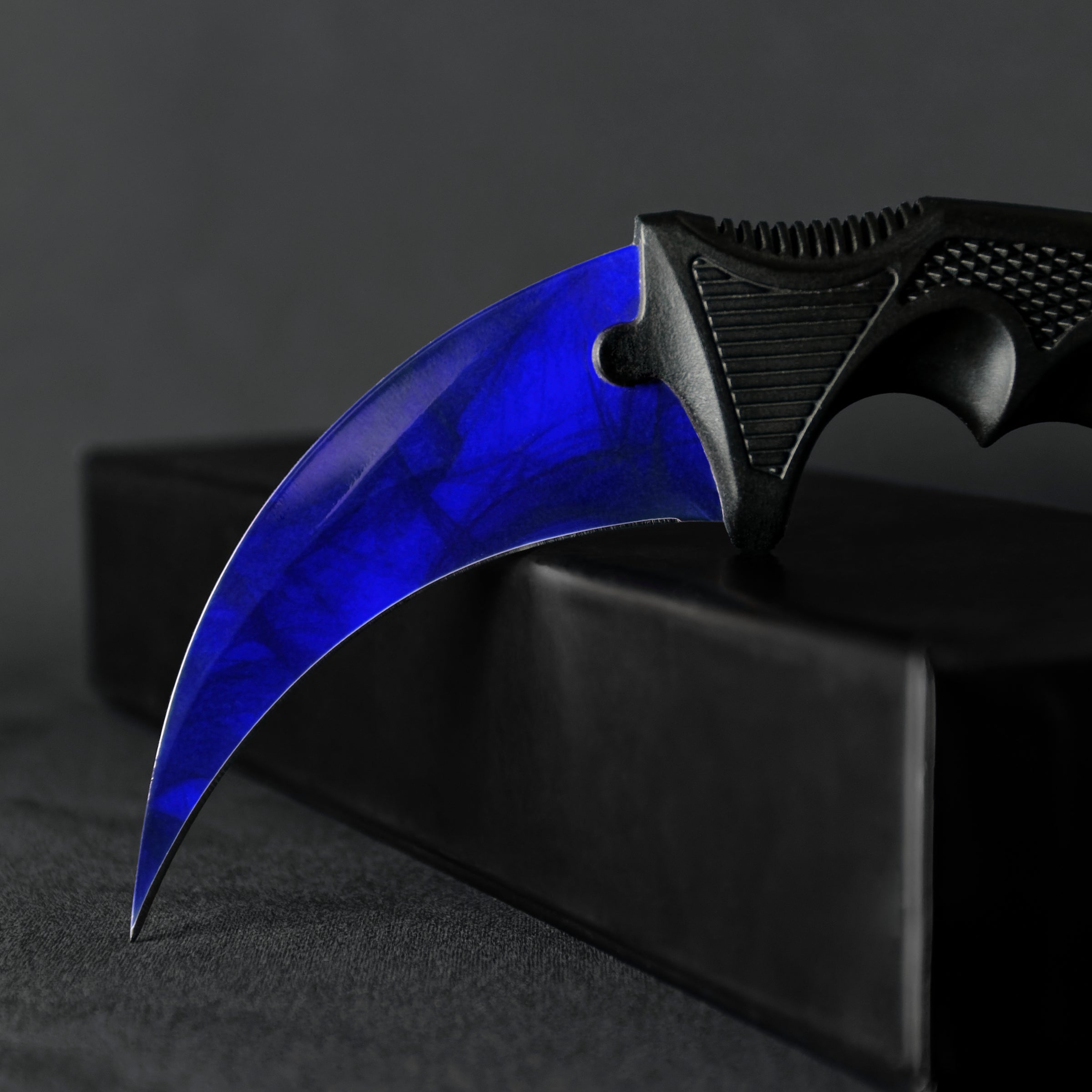 Sapphire Doppler Karambit - Real Video Knife Skin Elemental – Elemental Knives