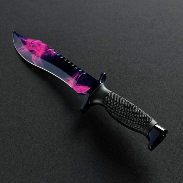 Doppler Phase 2 Bowie Knife Real Video Game Knife Skin Elemental Elemental Knives